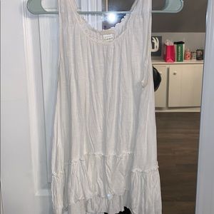 White boutique tank top